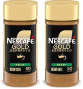 NESCAFÉ Gold Decaf Espresso Instant Coffee,3.17 oz,(Pack of 2)
