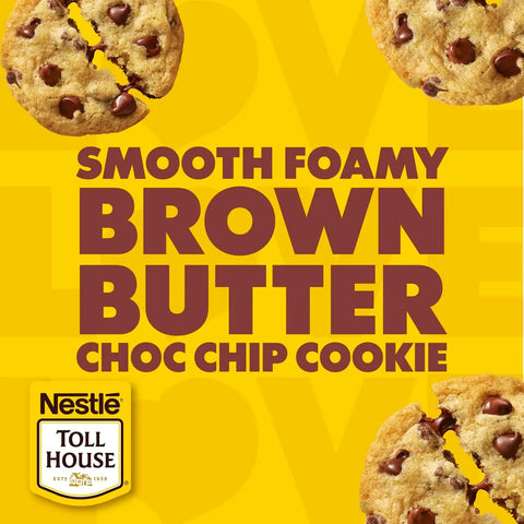 Coffee mate Brown Butter Chocolate Chip Cookie Flavored Cold Foam Creamer, Non-Dairy, Cold Foam Coffee Creamer, 50 Servings