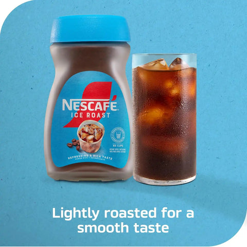 NESCAFÉ Ice Roast Instant Iced Coffee, 2 Jars 6 oz | Instant coffee, roasted for iced; 2 jars, 6 oz each