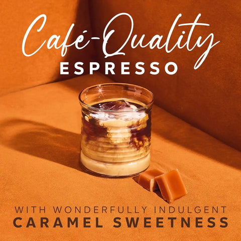 Nescafé Espresso Concentrate Sweet Caramel, Flavored Coffee Concentrate, Instant Espresso, 16 Shots 16.9 fl oz
